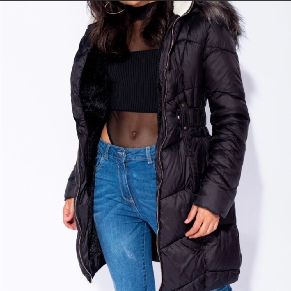 Winter Down jacket fur lined